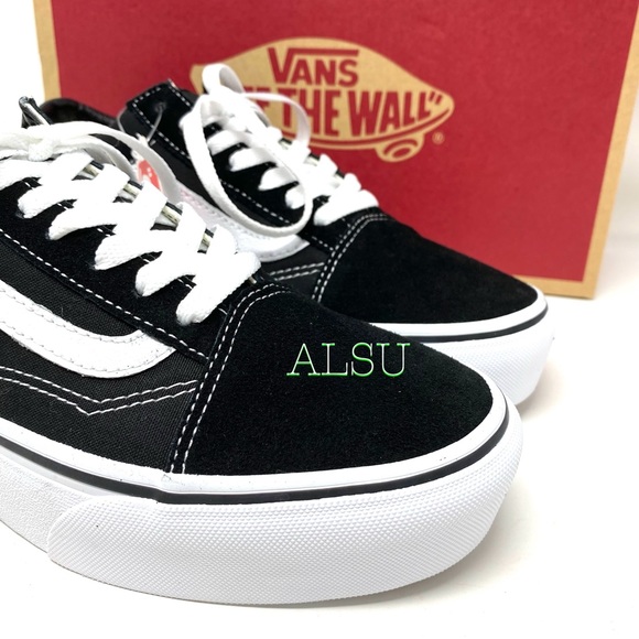 VANS Old Skool Platform Suede Black White Women’s Size 6.5 VN0A3B3UY28 - Picture 9 of 10